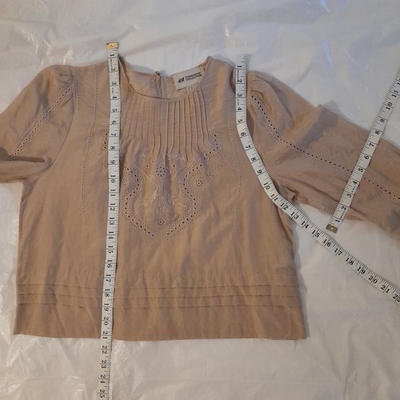 ● H&M | Conscisious Collection Silk/Cotton Blend Top - Picture 5 of 14